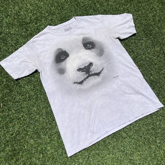 VTG ‘10 The Mountain Panda Bear White Tee - Picture 2 of 4